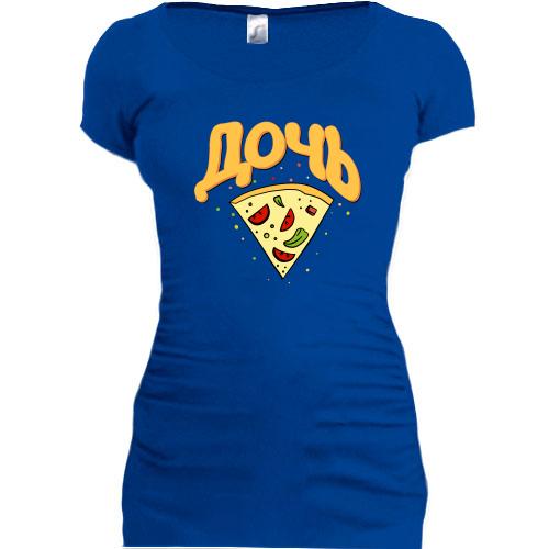 Подовжена футболка з піцою (Дочка)