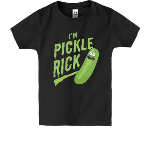 Детская футболка I'm pickle Rick (2)