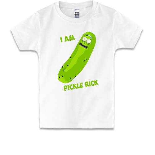 Детская футболка I'm pickle Rick (3)