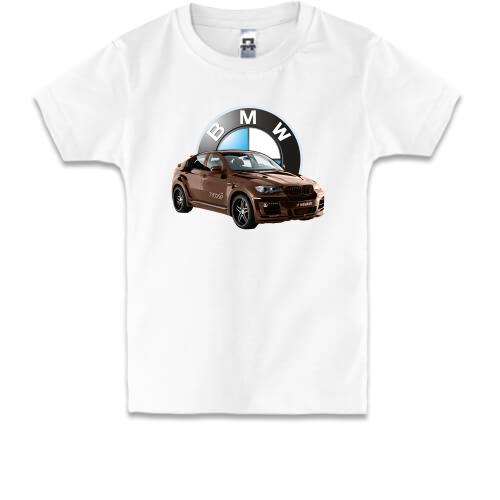 Дитяча футболка BMW X-6 Brown