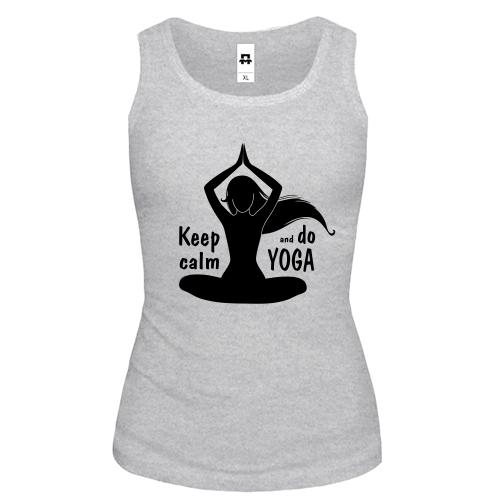 Жіноча майка Keep Calm an Do Yoga
