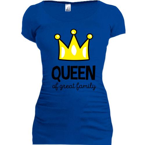 Подовжена футболка Queen af great family