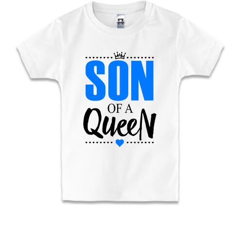 Дитяча футболка Son of a queen