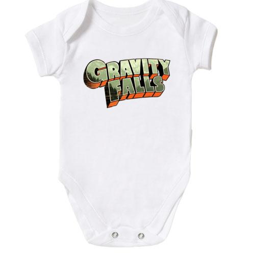 Детское боди Gravity Falls лого