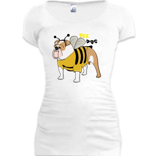 Подовжена футболка Bee dog