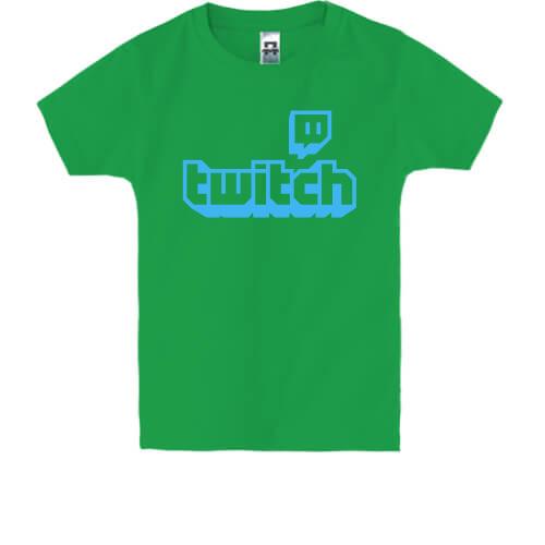 Детская футболка с логотипом twitch