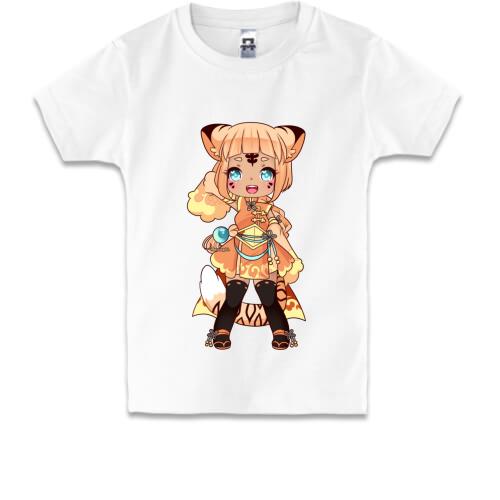 Детская футболка с персонажем Тигр