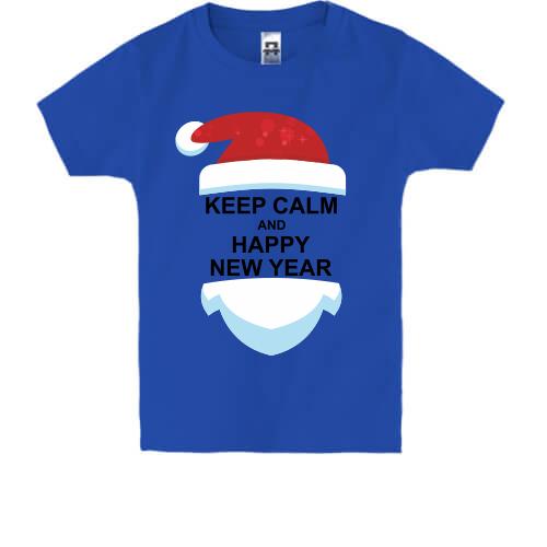 Детская футболка Keep calm and Happy New Year