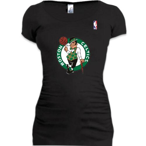 Женская удлиненная футболка Boston Celtics