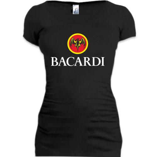 Женская удлиненная футболка Bacardi