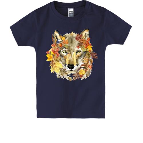 Детская футболка с волком 
