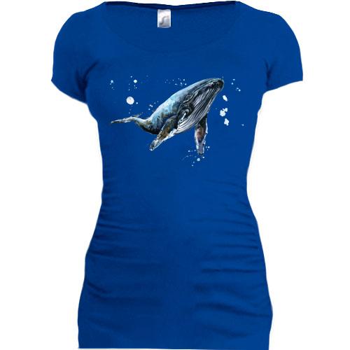 Туника с синим китом