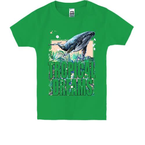 Дитяча футболка з китом 