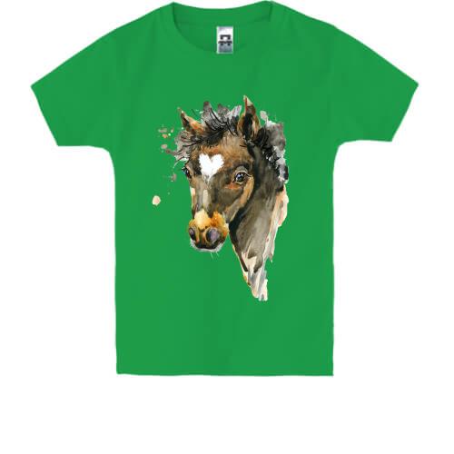 Детская футболка с лошадью (1)