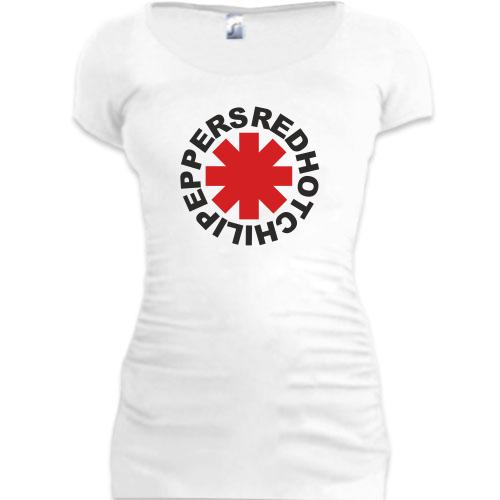 Женская удлиненная футболка Red Hot Chili Peppers