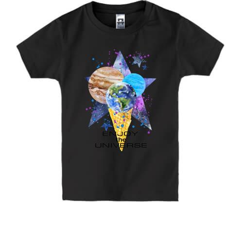 Дитяча футболка Enjoy the universe (3)