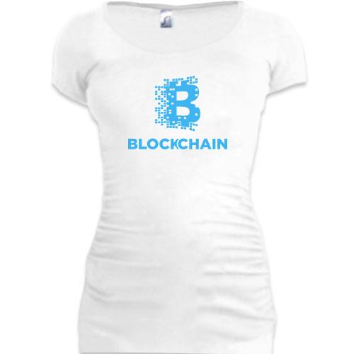 Подовжена футболка Blockchain