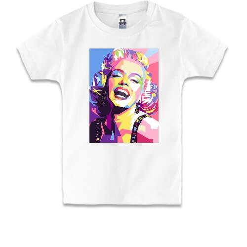 Детская футболка Marilyn Monroe Art