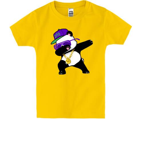 Детская футболка Dabbing Gangsta Panda