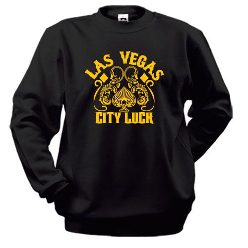 Свитшот Las Vegas City Luck