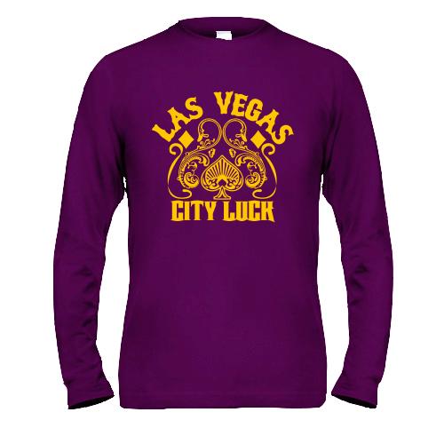 Лонгслив Las Vegas City Luck