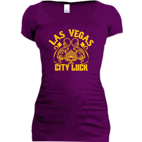 Подовжена футболка Las Vegas City Luck