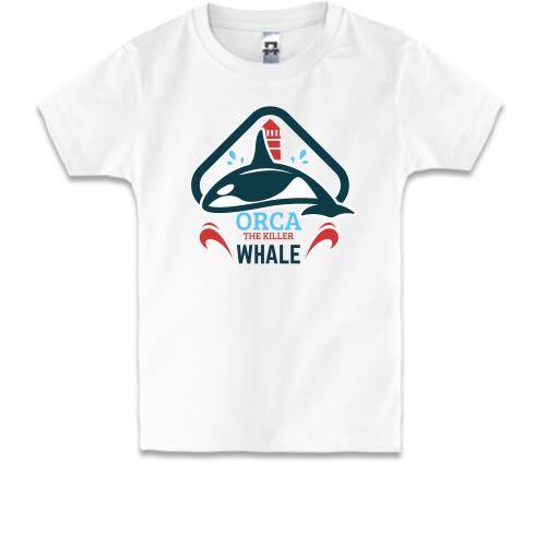 Детская футболка Orca the killer whale