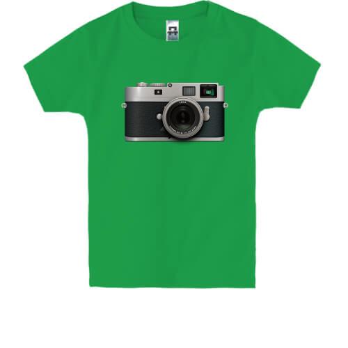 Детская футболка Фотоаппарат с объективом