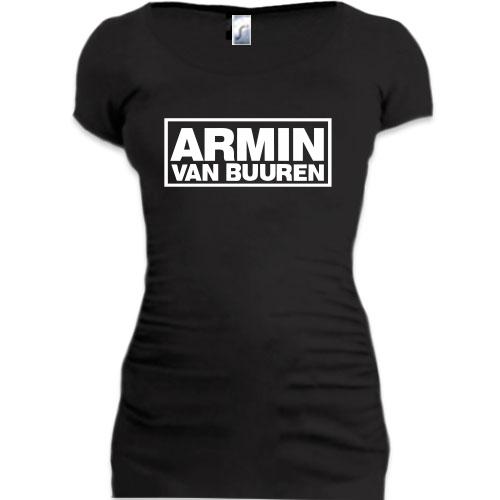 Женская удлиненная футболка Armin Van Buuren