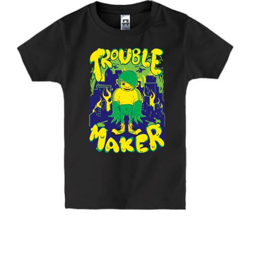 Детская футболка trouble maker