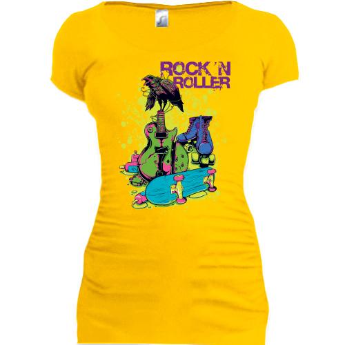 Подовжена футболка Rock and Roller