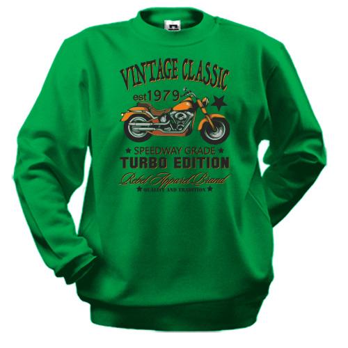 Свитшот vintage classic moto