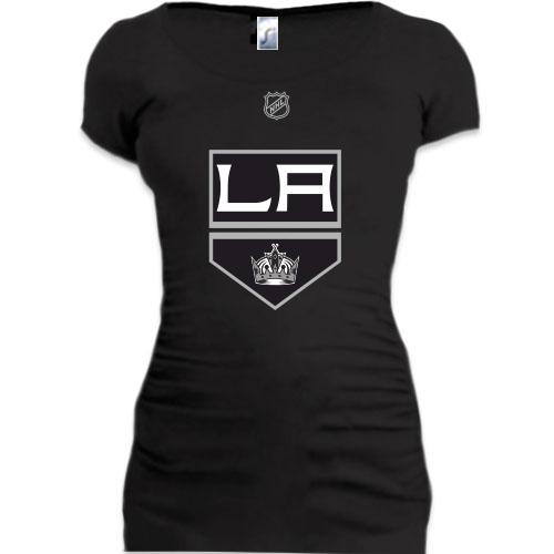 Женская удлиненная футболка Los Angeles Kings (LA)