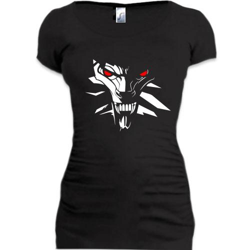 Женская удлиненная футболка The Witcher (b)