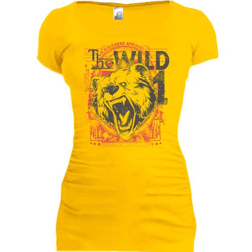 Подовжена футболка the wild