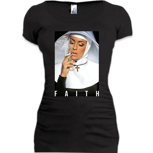 Подовжена футболка FAITH