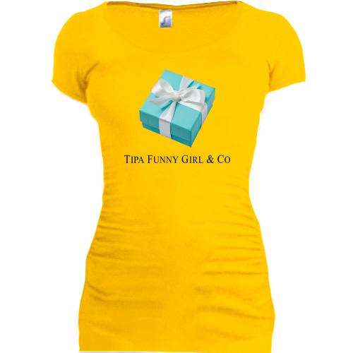 Подовжена футболка Funy girl and Co
