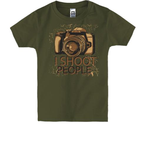 Дитяча футболка i shoot people