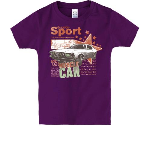 Дитяча футболка sport muscle car