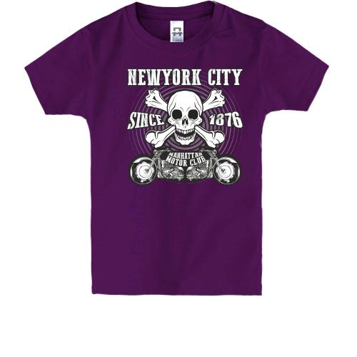 Детская футболка new york city motor club