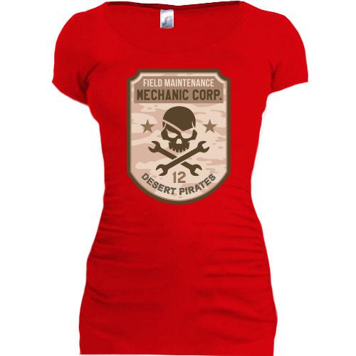 Подовжена футболка mechanic desert pirates