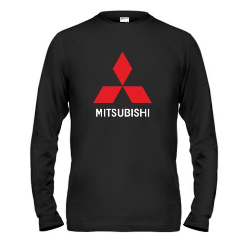 Лонгслив с лого Mitsubishi