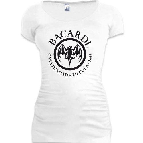 Женская удлиненная футболка Bacardi