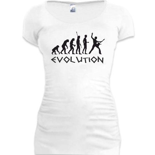 Женская удлиненная футболка True evolution