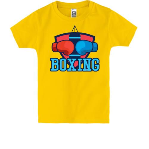 Детская футболка boxing с перчатками
