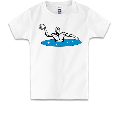 Дитяча футболка з гравцем водного поло