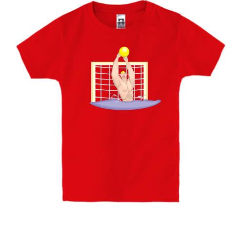 Дитяча футболка з воротарем водного поло