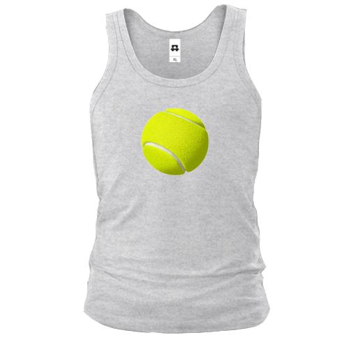 Майка с  зеленым теннисным мячом