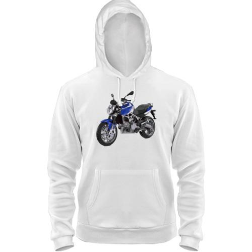 Толстовка с синим мотоциклом