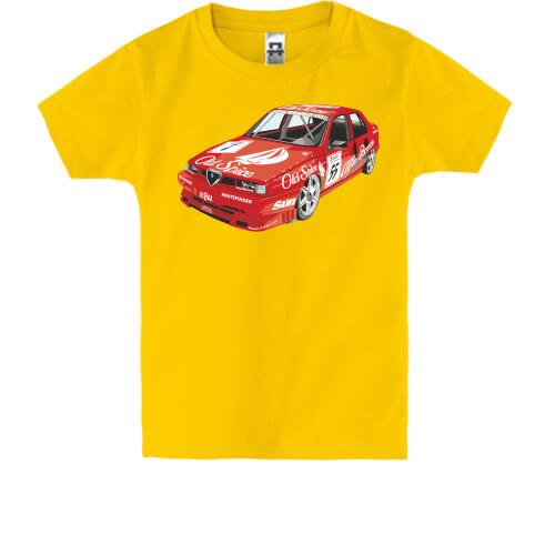 Детская футболка Alfa Romeo  racing car